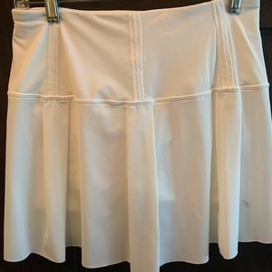 Lululemon White Tennis Skort